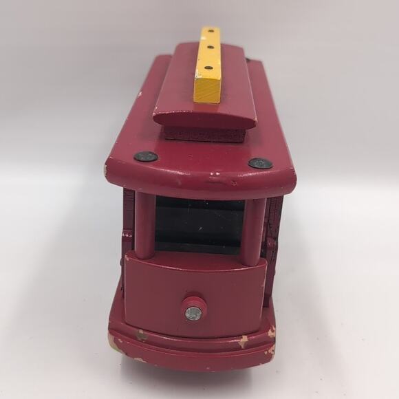 Mister Rogers Neighborhood Trolley Only Wooden Holgate Toy Co. 1991 - Picture 4 of 6